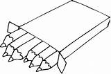 Coloring Pens And Pencils Pages sketch template