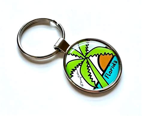 Florida Keychain Palm Tree - Fifth Avenue Manufacturers