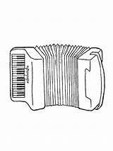 Online coloring pages Coloring page Accordion Musical Instruments  sketch template
