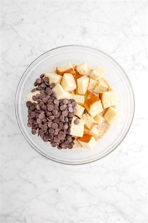 Chocolate Chip Bread Pudding - Bakers Table