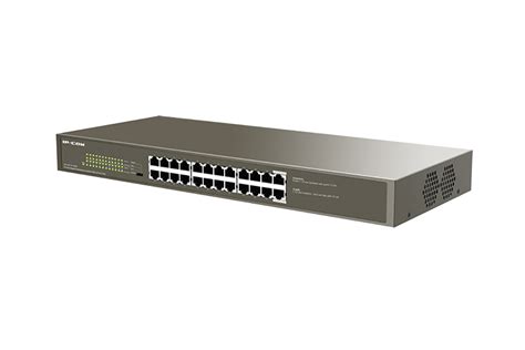 IP-COM 24-Port Gigabit Rackmount Switch With 24-Port PoE - PSA Products