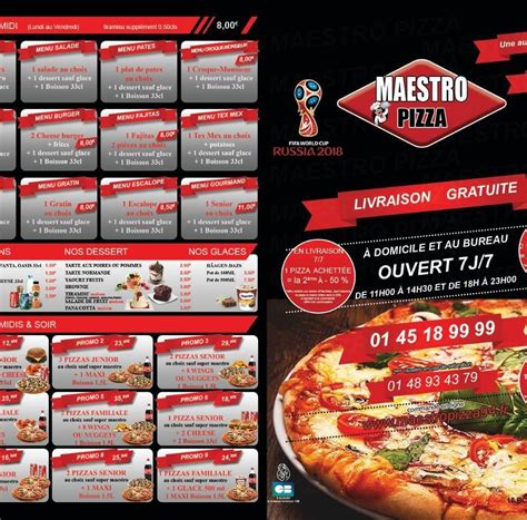 Maestro Pizza - Posts - Alfortville - Menu, prices, restaurant reviews ...