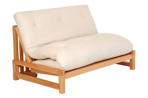 2 Seat Birch wood Double Sofa Bed | Futon Company | Futones, Queen, De ...