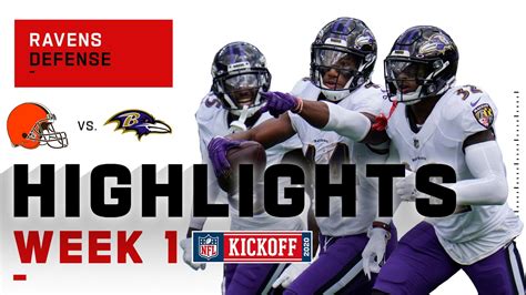 Ravens Defense Crushes Browns Hopes & Dreams | NFL 2020 Highlights ...