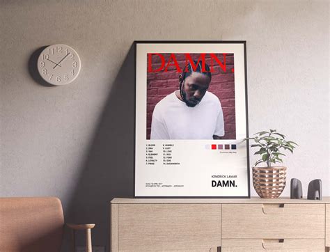 Kendrick Lamar - DAMN Album Cover Poster | Architeg Prints