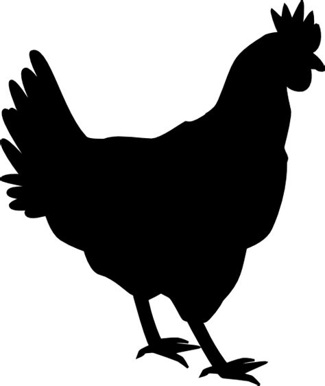 Black Hen Clip Art at Clker.com - vector clip art online, royalty free ...