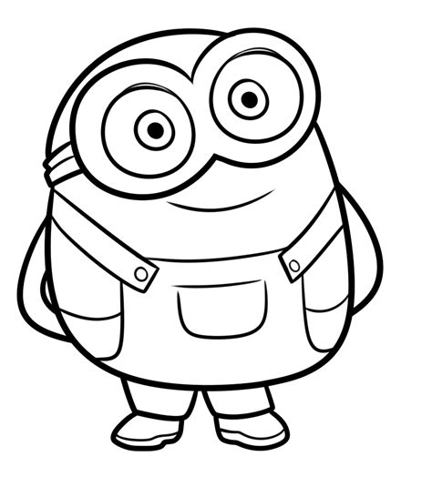 Minion Easy Drawing at GetDrawings | Free download