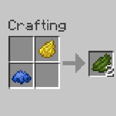 Yellow & Blue to Green Dye Datapack - Minecraft Addons - CurseForge