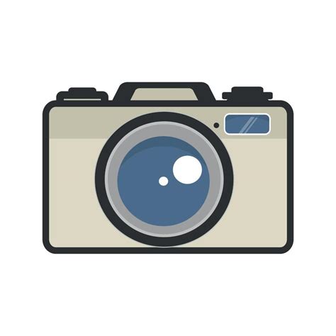 Photo camera Flat style sign 9538571 Vector Art at Vecteezy