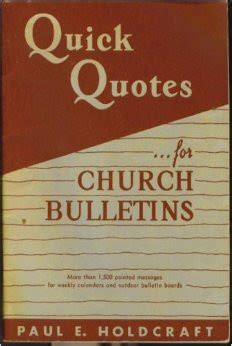 Church Bulletin Quotes. QuotesGram