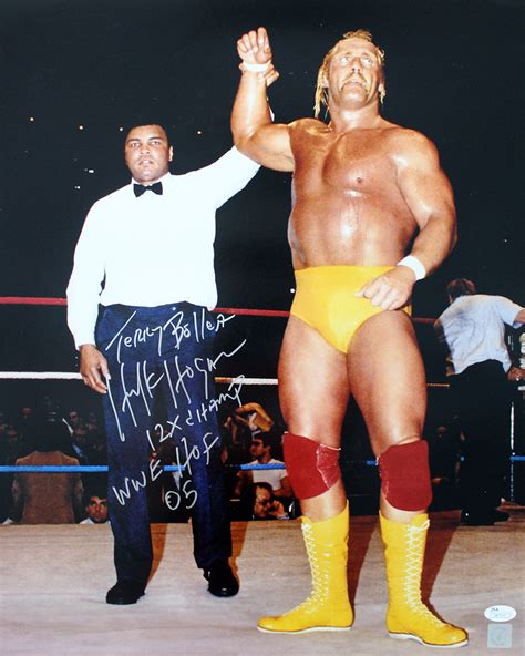 Hulk Hogan Autographed 16x20 Photo Inscribed Terry Bollea, 12x Champ ...