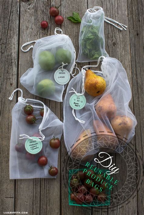 Reusable Produce Bags | Make Your Own Eco-Friendly Fruit Bags