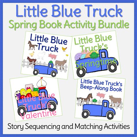 Little Blue Truck Spring Book Activities Bundle - Beyond Mommying