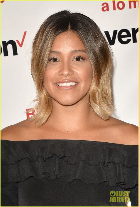 Photo: gina rodriguez blonde ombre hair verizon launch 03 | Photo ...