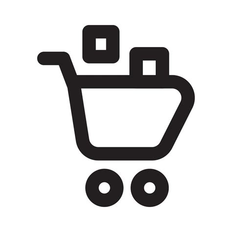 Shopping Cart Outline Icon 14530455 Vector Art at Vecteezy