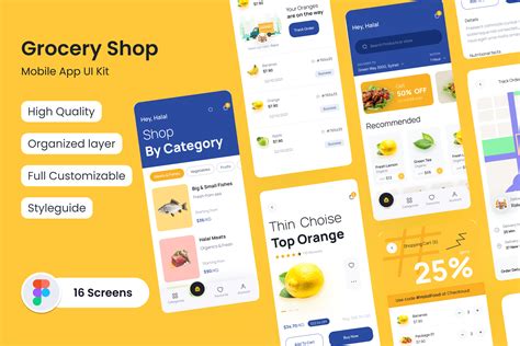 Grocery Shopping App | Figma