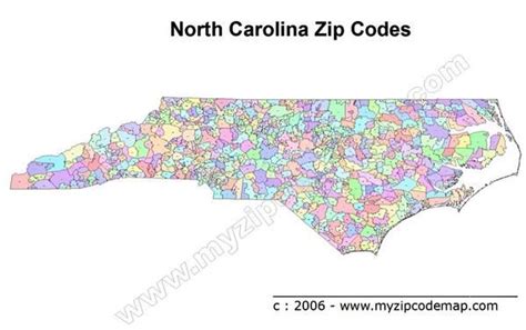 Twitter / greensboro_nc: NC • North Carolina Zip Codes ... | Zip code ...