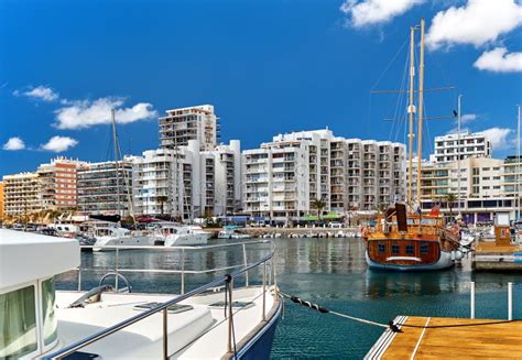 Port of San Antonio De Portmany Stock Photo - Image of landscape ...