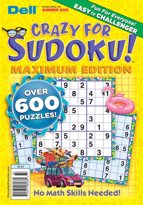 Crazy for Sudoku! Maximum Edition - Penny Dell Puzzles