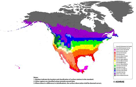 North America Climate Zones Map - ProInstaller Magazine