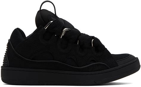 Lanvin Black Curb Sneakers Lanvin