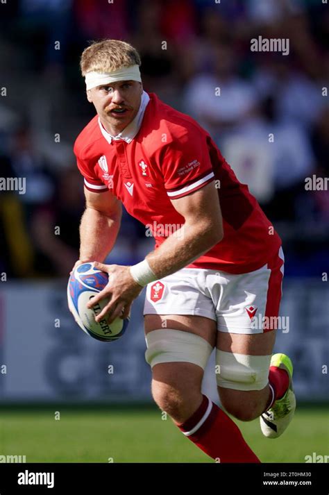 Wales' Aaron Wainwright during the Rugby World Cup 2023, Pool C match at Stade de la Beaujoire ...