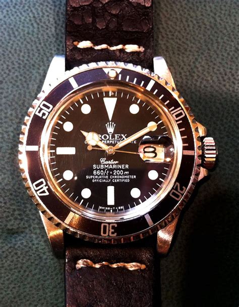 Rolex Submariner (Ref: 1670) with an extremely rare double signed ...