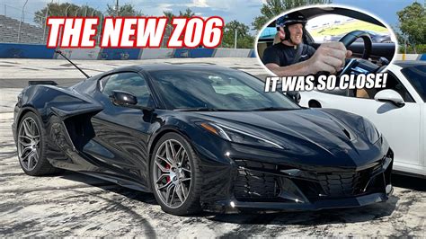 Brand NEW C8 Z06 Corvette Calls Out My Twin Turbo Porsche!!! - YouTube