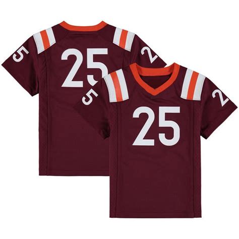 Virginia Tech Hokies Style Customizable Football Jersey – Best Sports ...