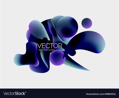 Abstract glowing shapes background Royalty Free Vector Image