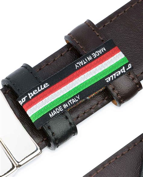 Buy Men's Reversible Belt | Black Brown Leather | LeatherBeltsOnline.com