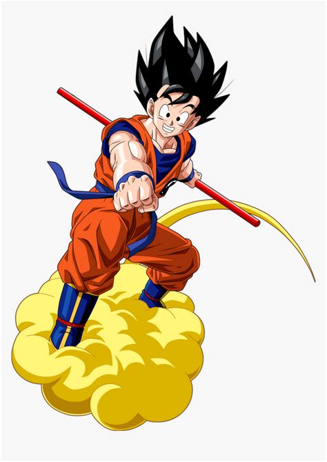 Goku On Cloud - Dragon Ball Z Png, Transparent Png - kindpng