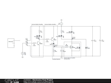 Electronics Final Project - CircuitLab