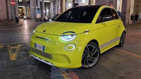 Première photo de l'Abarth 500 électrique