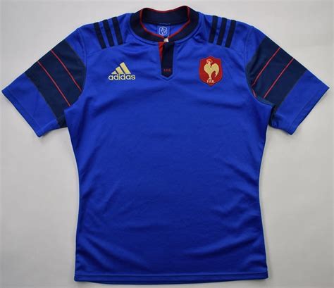 FRANCE RUGBY ADIDAS SHIRT L Rugby \ Rugby Union \ France | Classic-Shirts.com