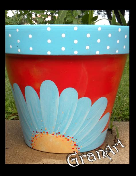 Clay Pots Dressed Up, GranArt | Flower pot art, Painted clay pots, Clay flower pots