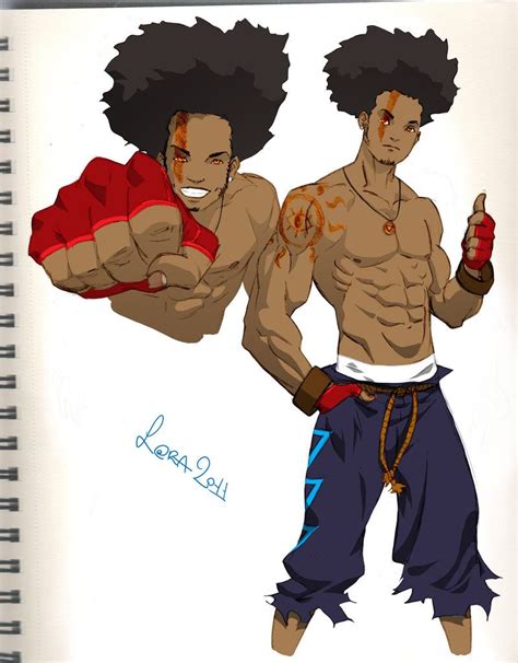 Fighter | Black anime characters, Black cartoon characters, Character design