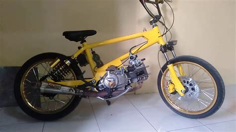 Pertama bikin motor bmx - YouTube