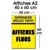 Impression sur grande Affiche FLUO 60 x 80 cm / A1 à prix discount