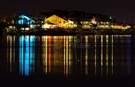 Night Reflection stock image. Image of water, bright - 16268079