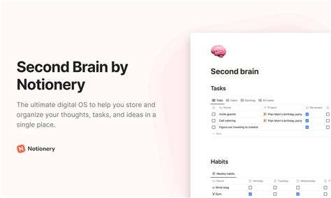 4 Notion Templates for Building a Second Brain