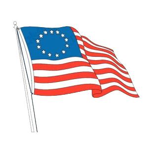 13 Colonies Flag Clipart