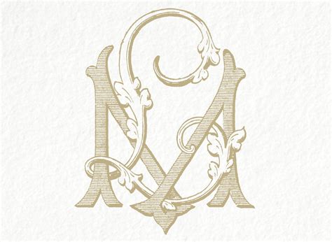 Vintage Monogram Logo Design