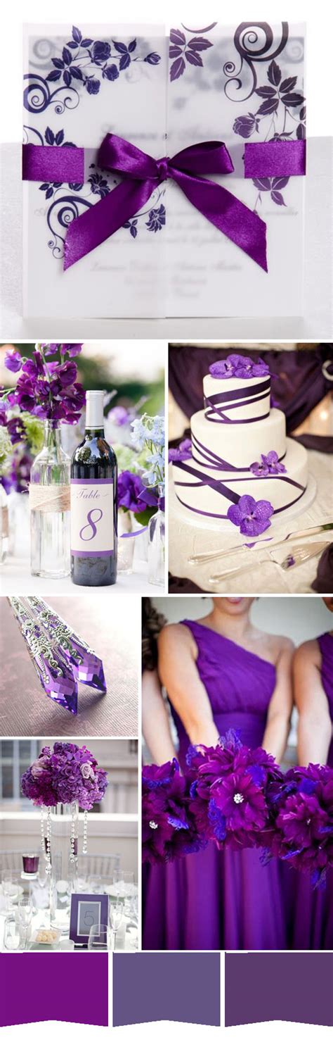 Five Most Popular Purple Wedding Color Ideas And Wedding Invitations - Elegantweddinginvites.com ...