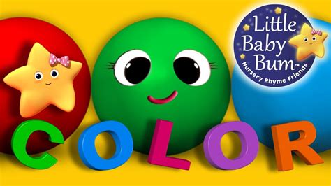 Learn Colors & Objects Song | Children's Nursery Rhymes | by LittleBabyBum! - YouTube