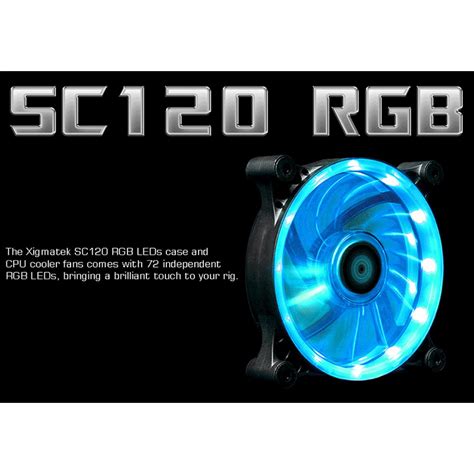 Xigmatek SC120 RGB LED 120mm (4 Pin) Fan Cooler | EN9498 | City Center ...