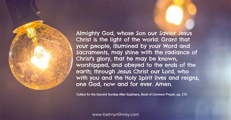 Prayer for the Second Sunday After Epiphany | Prayer & Possibilities