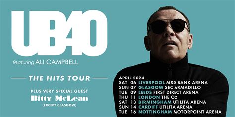 UB40 ft. Ali Campbell - The Hits Tour 2024, Official Concert Tickets ...