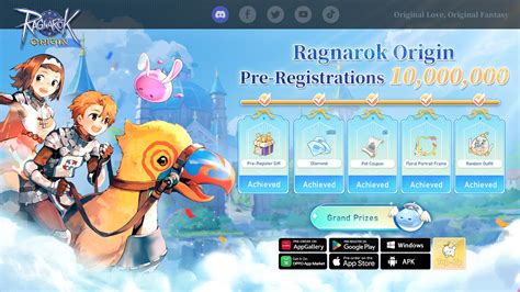 10,000,000 Pre-registrations achieved! Ragnarok Origin officially launched today!