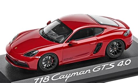 Miniature Porsche Cayman GTS 1/43 Minichamps 718 GTS 4.0 (982) Rouge ...